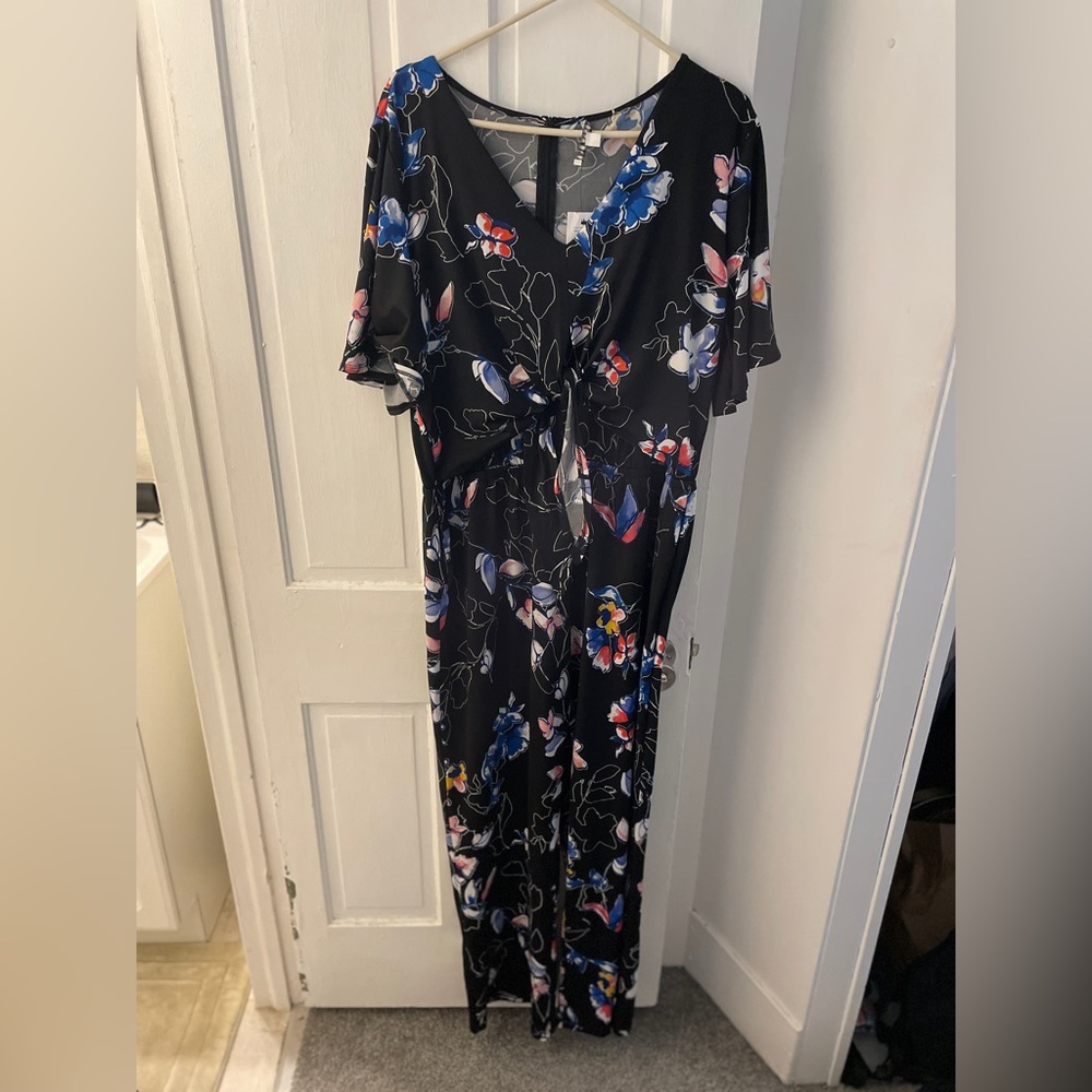 Notations Floral Jumpsuit